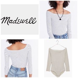 Madewell off shoulder body suit